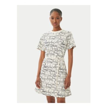 Rochie scurta cu model grafic
