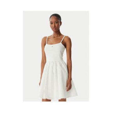 Rochie scurta evazata cu buzunare