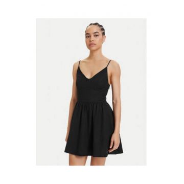 Rochie scurta evazata cu decolteu in V