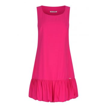 Rochie scurta fara maneci cu decolteu rotund