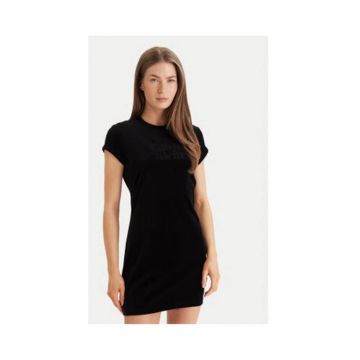 Rochie Slim cu logo pe piept