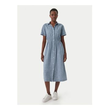 Rochie tip camasa - din amestec de in