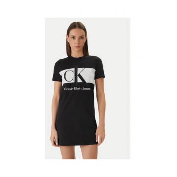 Rochie tip tricou cu logo
