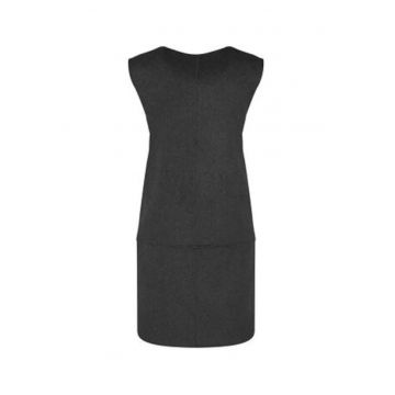 Rochie tricotata cu decolteu rotund -