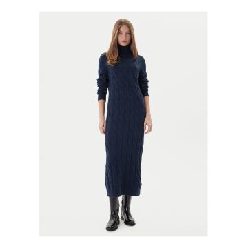 Rochie tricotata dama  bleumarin