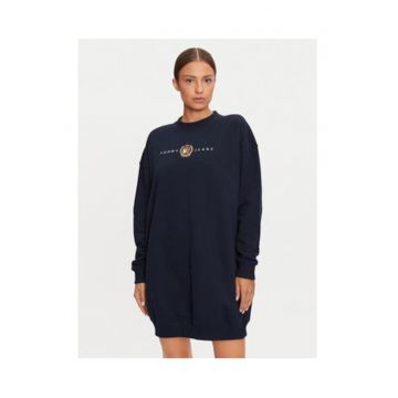 Rochie tricotata mini cu logo -