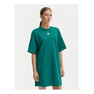 Rochie tricou lejera cu model uni