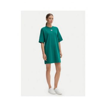 Rochie tricou lejera cu model uni