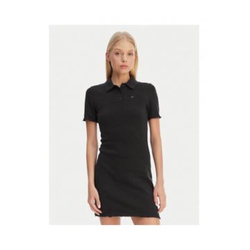 Rochie-Tricou uni din bumbac -