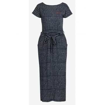 Rochie casual cu cordon in talie