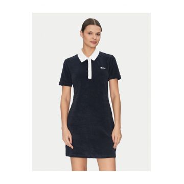 Rochie casual -  sintetic - albastru -
