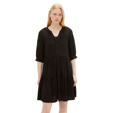 Rochie dama -  301798095 - Viscoza - Negru - Negru