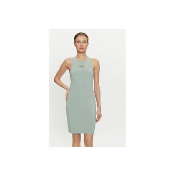 Rochie dama -  303841546 - Bumbac - Verde - Verde