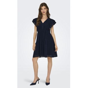 Rochie dama -  Bumbac - Albastru - Albastru deschis