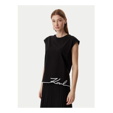 Rochie dama -  negru - bumbac organic - croiala regular fit
