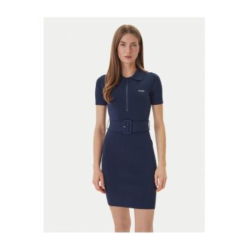 Rochie Dama -  tricotata - bleumarin - 44% viscoza - 33% poliester