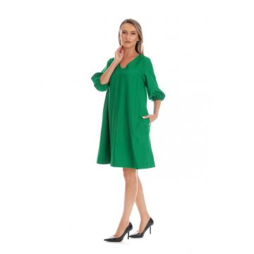 Rochie Dama  V-Neckline - Verde