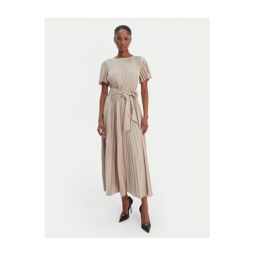 Rochie de cocktail -  bej - poliester