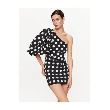 Rochie de cocktail -  sintetic - negru -