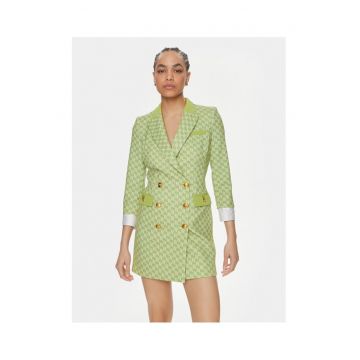 Rochie de cocktail -  sintetic - verde -