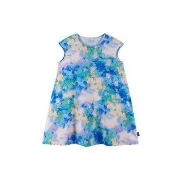 Rochie de vara pentru fete -  albastru - casual - poliester