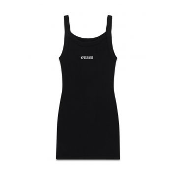 Rochie de vara pentru fete -  negru - viscoza - casual
