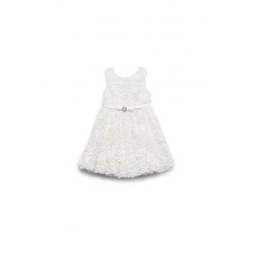 Rochie eleganta fete - Abel & Lula - floral - alb - poliester -
