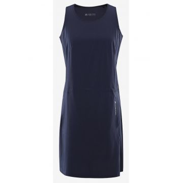 Rochie fara maneci cu model uni