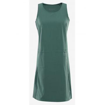 Rochie fara maneci cu model uni -