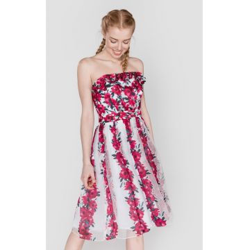Rochie florala fara bratele