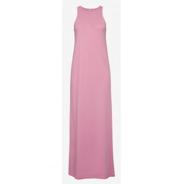 Rochie maxi evazata din bumbac organic