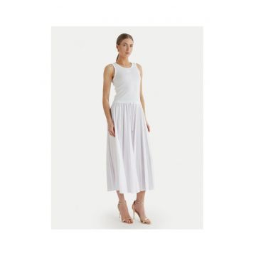 Rochie pentru femei - 96% bumbac - 4% elastan - EU - Alb