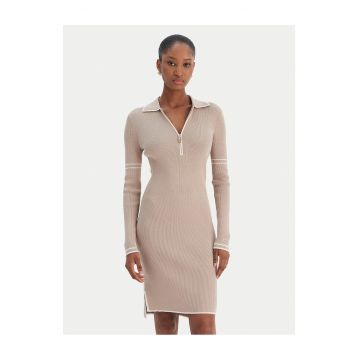 Rochie tricotata - de dama  bej