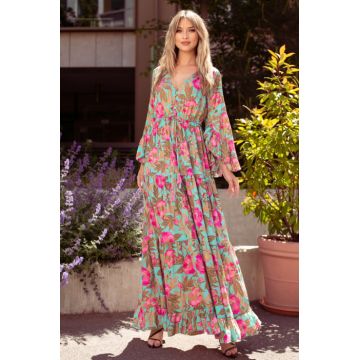Rochie Anais Boho style lunga din matase