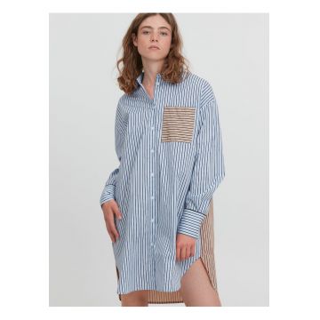 Rochie-camasa supradimensionata in dungi