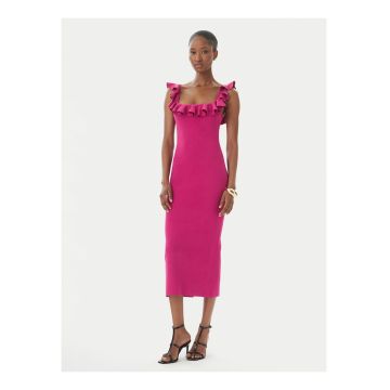Rochie casual Dama -  roz - viscoza|poliester|nylon -