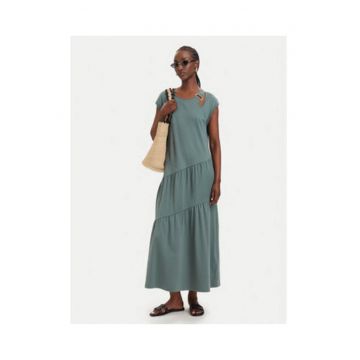 Rochie casual Dama -  verde - bumbac/poliester -