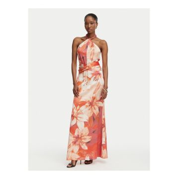 Rochie cocktail Marciano Guess - floral - Portocaliu