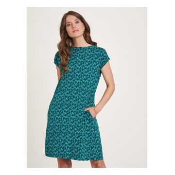 Rochie cu model de dama Petrol
