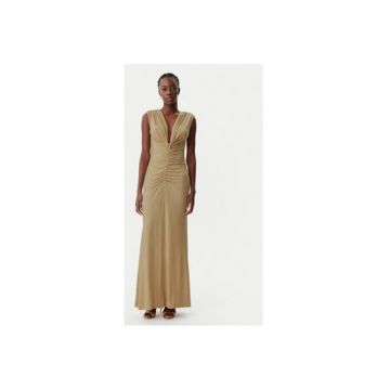 Rochie dama -  305318053 - Poliester - Auriu - Auriu