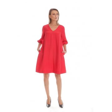 Rochie Dama -  V349 - Rosu