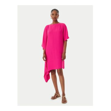 Rochie de cocktail -  roz - poliester reciclat -