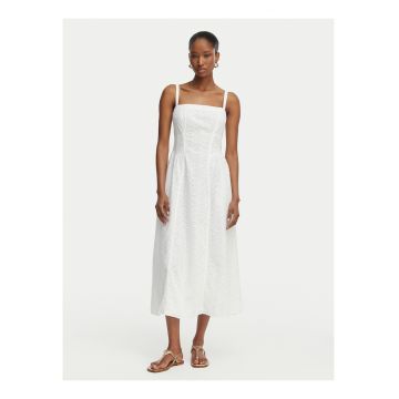Rochie de vara -  casual - alb - bumbac