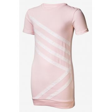 Rochie din amestec de bumbac in dungi -