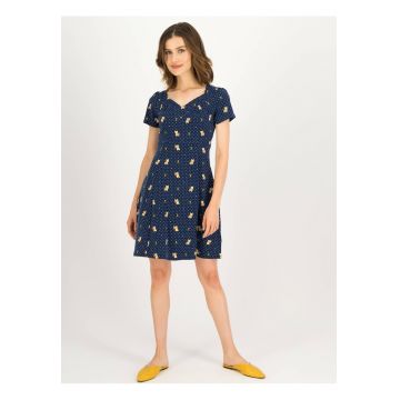 Rochie din amestec de bumbac organic - cu buline Sommerliebe