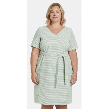 Rochie din bumbac cu dungi -