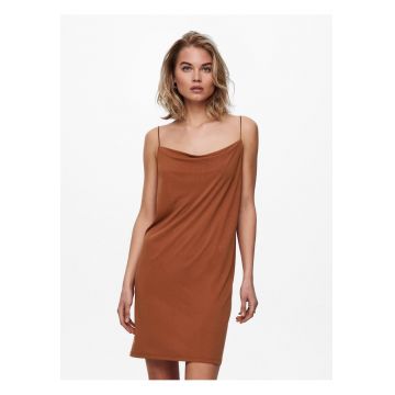 Rochie dreapta cu bretele inguste -