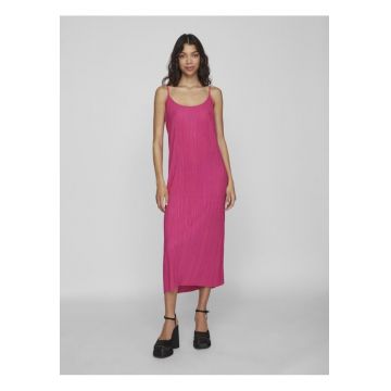 Rochie fara maneci cu decolteu in U -