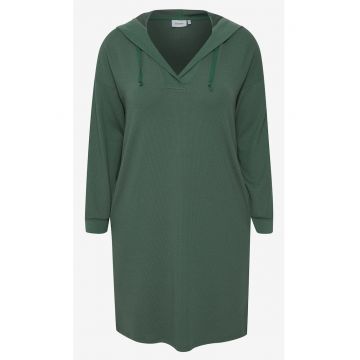 Rochie-hanorac uni - cu maneci cazute -