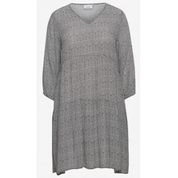 Rochie lejera cu imprimeu chevron -